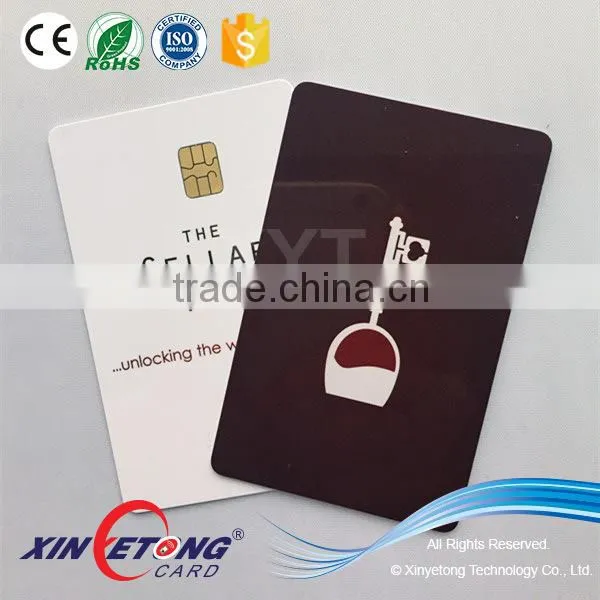 PVC Material SEL4428 4K Bit Chip Contact IC Card for Reader photo-2