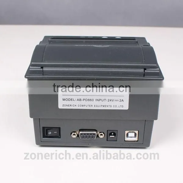 Shop Cashier System Desktop Printer Thermal Printer AB-PD860 From ZONERICH photo-5