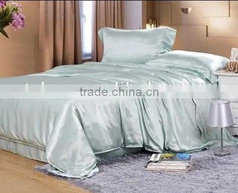 Details About 4pcs 100% Pure Silk Sheets Set Silk Bedding Set Seamless 19mm Charmuese photo-3