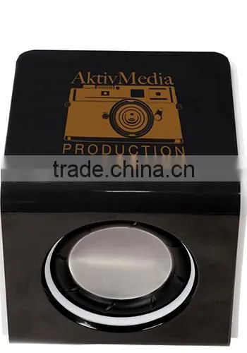 Promotional Bluetooth Powered Speakers in Plastic Case