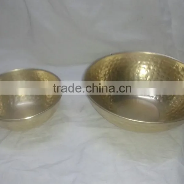 Hammered Brass Bowl