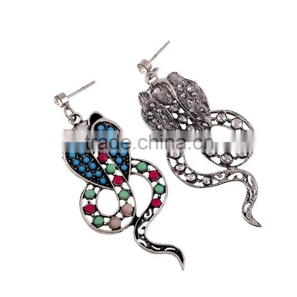 2016 New Design Wholesale Cute Animal Snake Drop Earrings for Free Sample photo-6