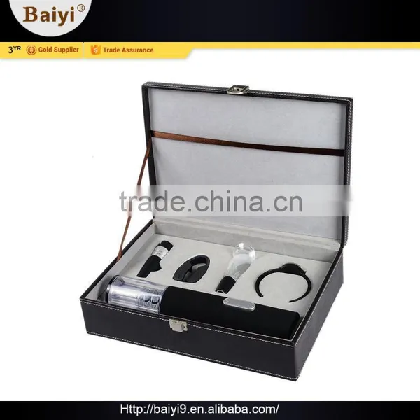 Premium Quality Quick Pulling Bar Accessories Wine Utensils Set With Box