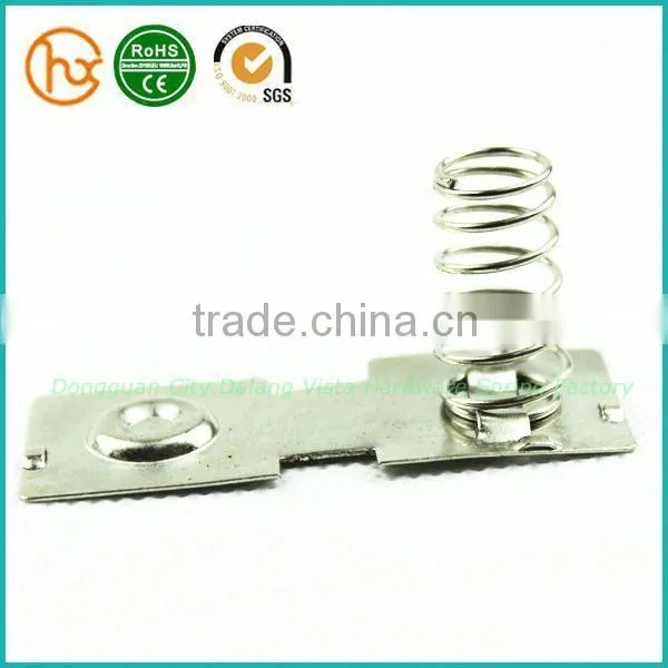 Battery spring leaf