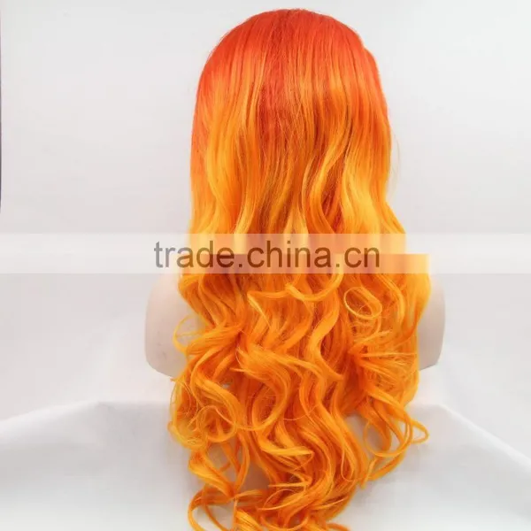 Cheap Raw Two Tone Color Ombre Synthetic Full Lace Wig Quality Choice photo-4