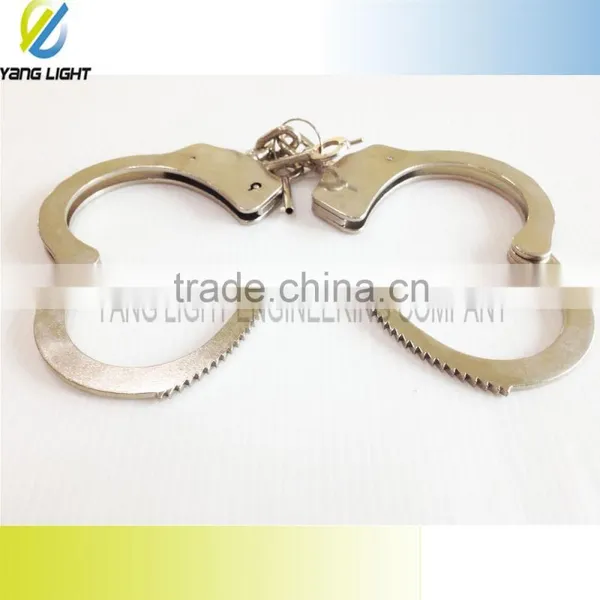 Taiwan Manufacturer Made Stainless Steel 304 Police Military Engarved LogoHandcuff photo-4