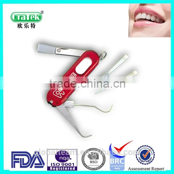 6 Function Foldable Travelling Dental Pick photo-3