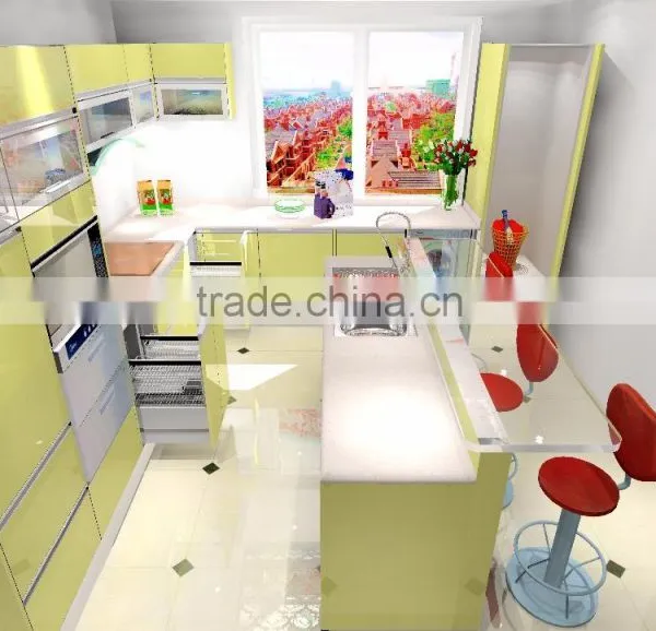 Latest Design Professional Small Kitchen Cabinets Manufacturer photo-2