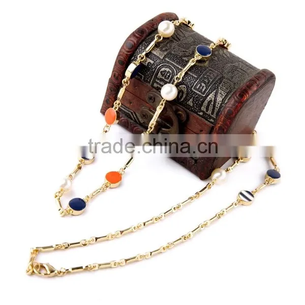 OEM/ODM Manufacture 2016 Fashion Design Colorful Beaded Long Necklace for Women photo-5