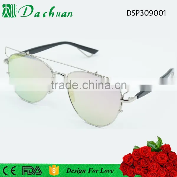 2016 New Design and Best Sale Metal China Sunglass Manufacturers Cat 3 Uv400 Sunglasses photo-2