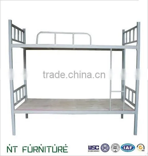 Hot Selling 2 Layer Dormitory Wrought Iron Double Bed/bunk Bed