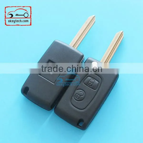 High Quatity Peugeot Remote Key for Peugrot Modified Remote X Key Shell Car Key 2 Button Case photo-2
