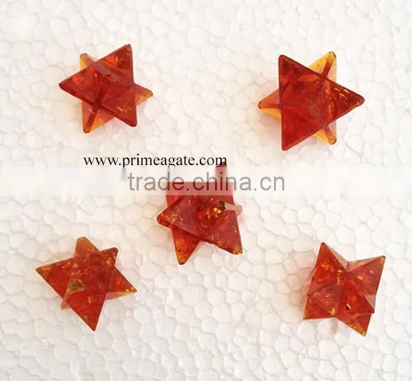 Orgone Amber Merkaba Stars | Wholesale Orgone Amber Merkaba Star Supplier