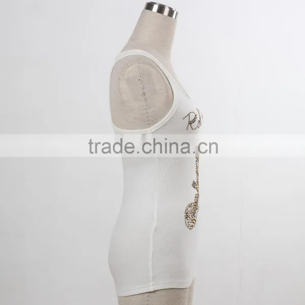 F5S15096 Women Printed Design Tank Top Fitness photo-2