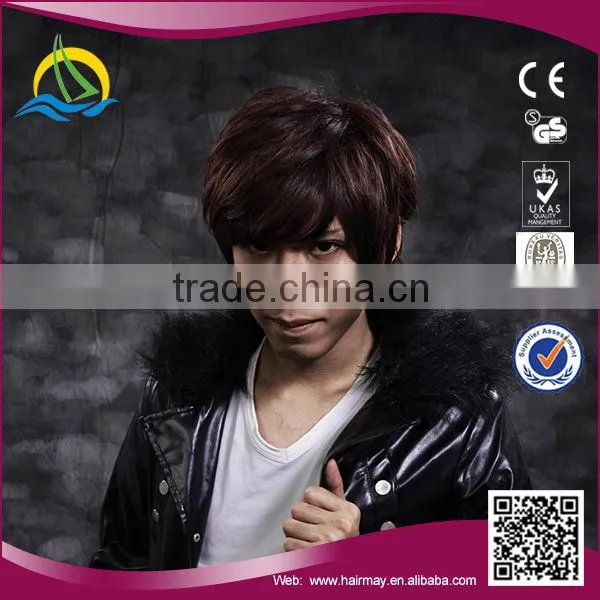 High Quality High Temperature Fiber Wigs for Men