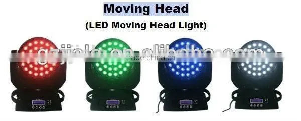 36x10w RGBWA 5in1 Led Zoom Moving Head Stage Led Light photo-5