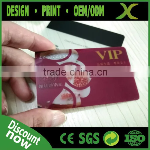 Free Design~~!! Best Material High Quality Business Card Transparent/ Transparent Pvc Card photo-2