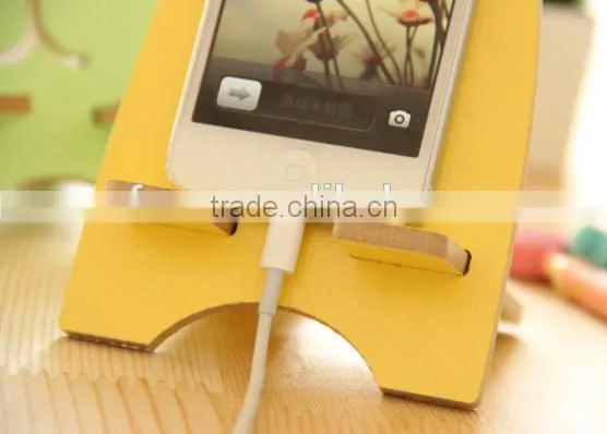 Good Design Universal Wooden Cute Rabbit Cell Phone Holder Desktop Stander Bracket photo-6