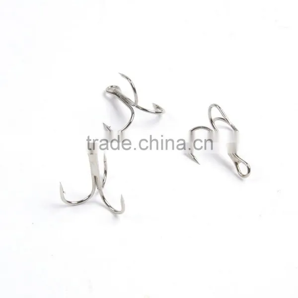 100pcs 8# Fishing Hook High Carbon Steel Treble Hooks Fishing Tackle photo-5