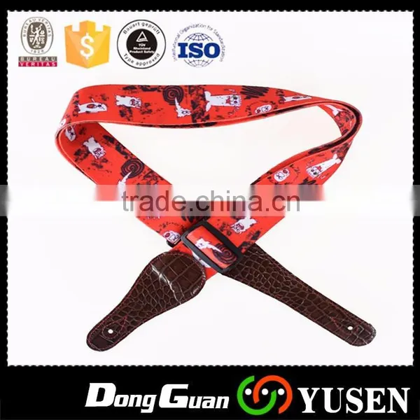 Factory Price Custom Polyester Promotional Guitar Strap