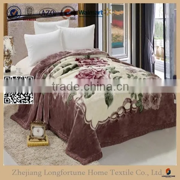 Manufactory Walmart China Home Textile Double Bed Mink Blanket photo-3
