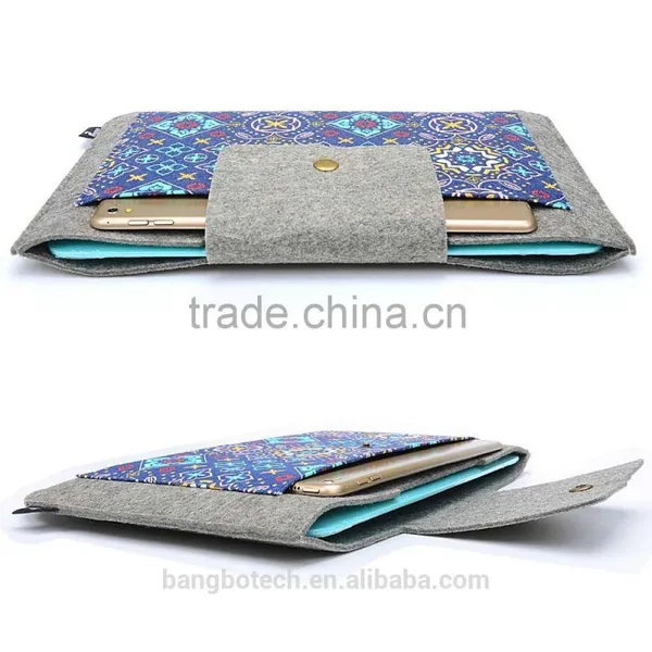 Felt Sleeve Bag Canvas Sleeve Bag for 11 Inch/12 Inch Macbook Case for Ipad Cover photo-2