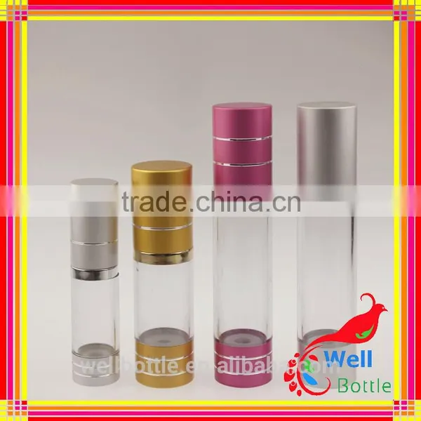 SGS Certificate Wholesale Square Rotary Cosmetic Airless Bottle Pump,Plastic 30ml Airless Bottle,Airless Pump Bottle 15ml photo-4