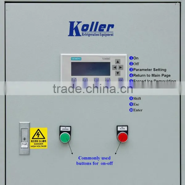 Koller 3 TPD Commercial Ice Cube Making Machine With PLC Controller for Bars CV3000 photo-3