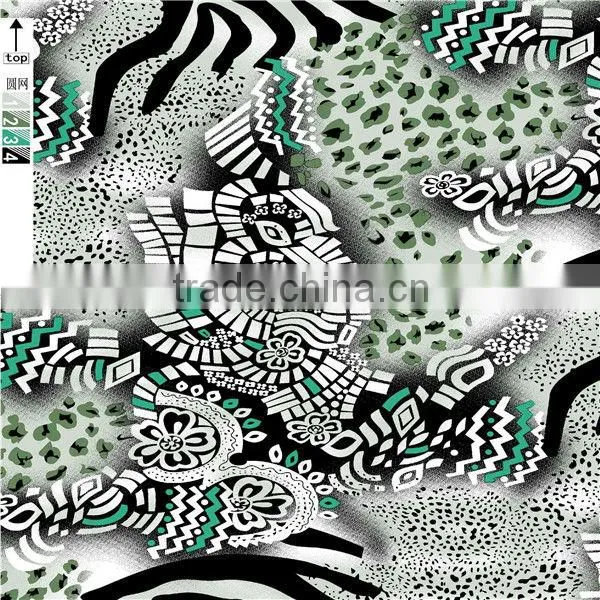FDY Printing With Spandex Jersey Knit Fabric photo-4