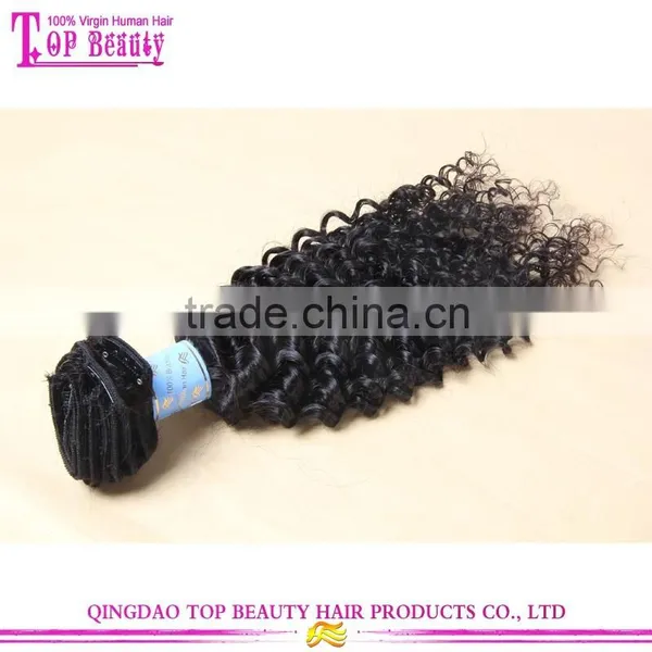 Wholesale Unprocessed High Quality 100% Virgin Indian Deep Curly Hair Clip in Extensions photo-2