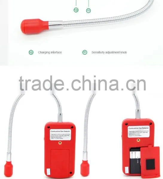 Digital Combustible Radon Nitrous Oxide Argon Gas Leak Detector Price With Alarm photo-6