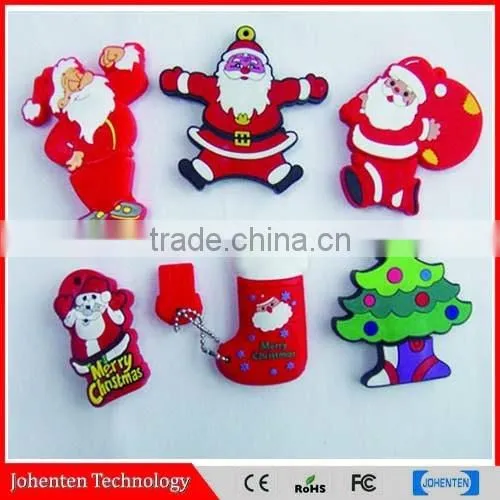 Christmas Style Plastic Cartoon Anime Usb Flash Drive Printing Logo Fast Delivery photo-4