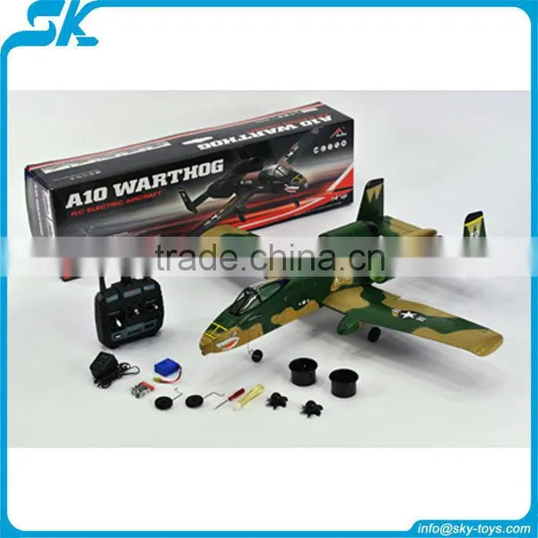 !2.4G 4ch Electric rc Airplane TS819 A10 Warthog (brushless & Brushremote Control Plane )