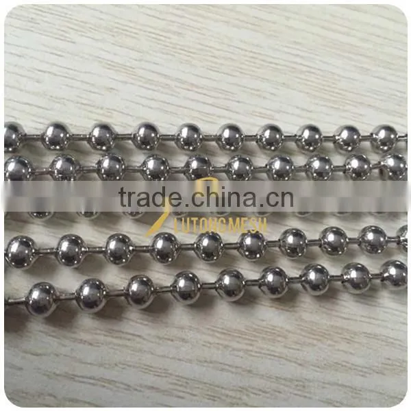 Silver Ball Chain Curtain for Interior Decoration photo-4