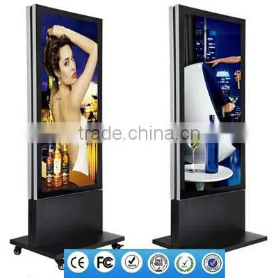 Outdoor Waterproof Standing 2 Sides Digital Led Walking Billboard