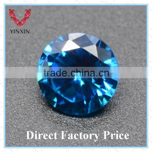 Synthetic Cubic Zirconia Swiss Blue Topaz