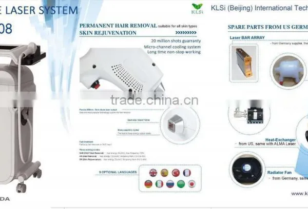 Most Professional Beauty Equipment Manufacturer 808nm Portable Diode Laser Hair Removal Machine With German Laser Bar photo-2
