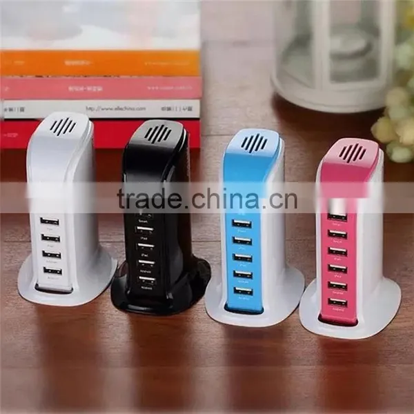 Hot Selling Outdoor 6 Ports USB Wall Charger Socket With High Quality photo-2