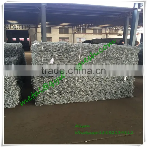 1*1*0.3m Galvanized Gabion Mattress Price / Gabion Box Price photo-2