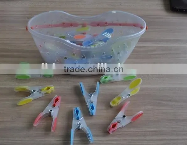 High Quality Clothes Pegs With Basket photo-3