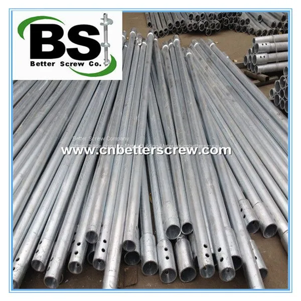 Galvanized Helical Pile for Construction Deep Foundation photo-5