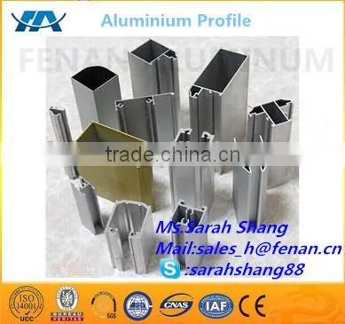 6063 Aluminum Window Frames Profile Window Glass Frame Section Anodized Aluminum Profile photo-2