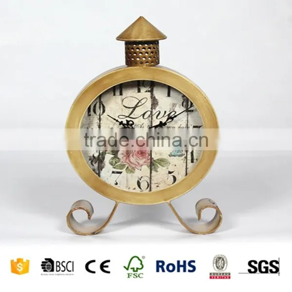 Metal Bird Table Clock photo-6