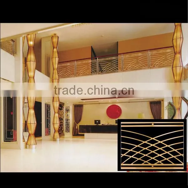 Luxury Design Indoor Balcony Aluminum Handrail for Hotel and Villa photo-5
