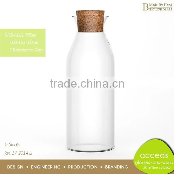 Empty Microwave Glass Bottle for Milk photo-6