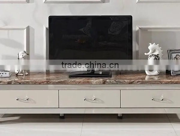 Living Room TV Stand Fireplace Marble Top photo-4