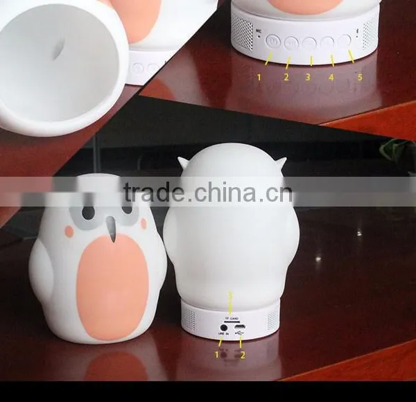 New Products Mini Speaker Kids Night Light Wireless Bluetooth Speaker photo-5