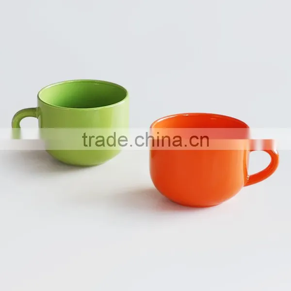 Ceramic Cheap Soup Mug Colorful Stoneware Soup Mug photo-6