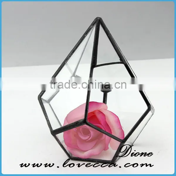 Wholesale Price Decorative Terrarium Glass. Geometric Glass Terrarium Wholesale photo-5