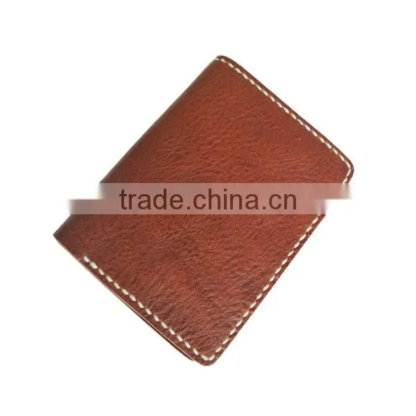 Slim Genuine Leather Minimalist Wallets for Full Grain Men Money Clip photo-5